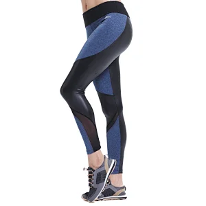 Custom OEM original design stretch mixmatch yoga tights spandex  yoga pants  leggings fitness for women