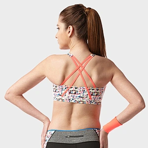 wholesale gym push up fitness print sports yoga bra