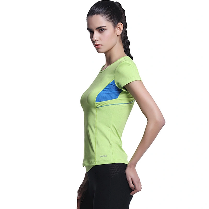 Hotsale dry fit running fitness activewear gym sportswear OEM sports T shirt for women
