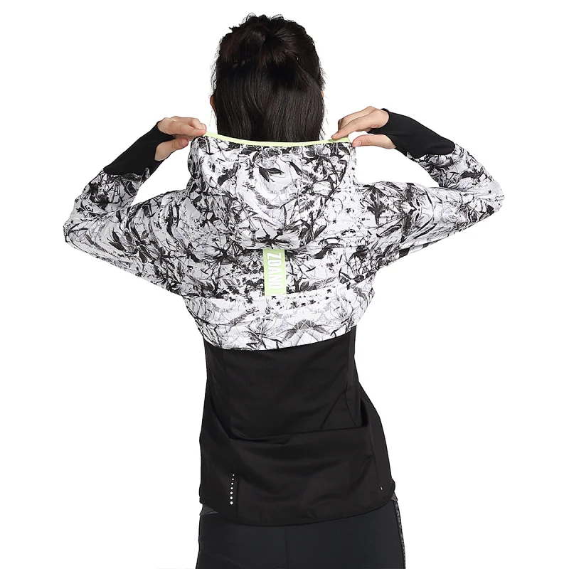 High quality tops new design custom active sports hoodie jacket