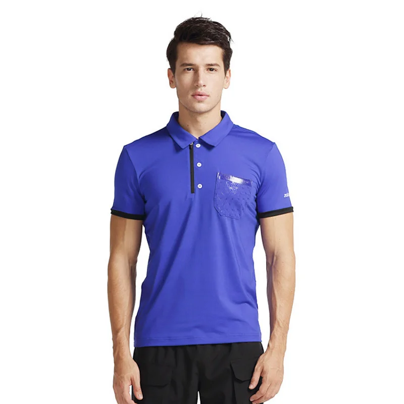 High Quality with pocket polo men Shirts Dry Fit sport  t shirt
