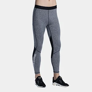 Men's breathable leggings sretchy reflective workout  gym pants compression pants
