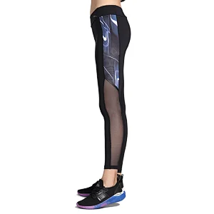 New style lightweight spandex mesh print  design gym pants yoga leggings for women