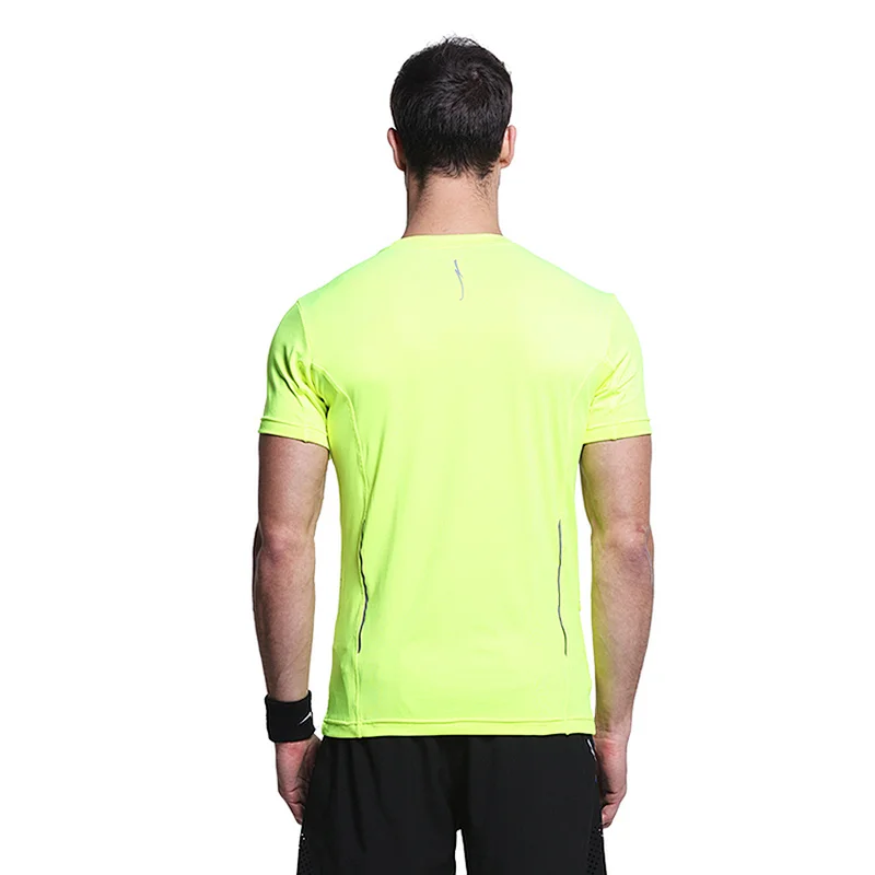Gym Training Sports quick Dry slim Fit Custom  printing Plain  T Shirt Men