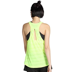 Women stripe sexy bralette yoga vest running gym crop tanks loose top t shirt