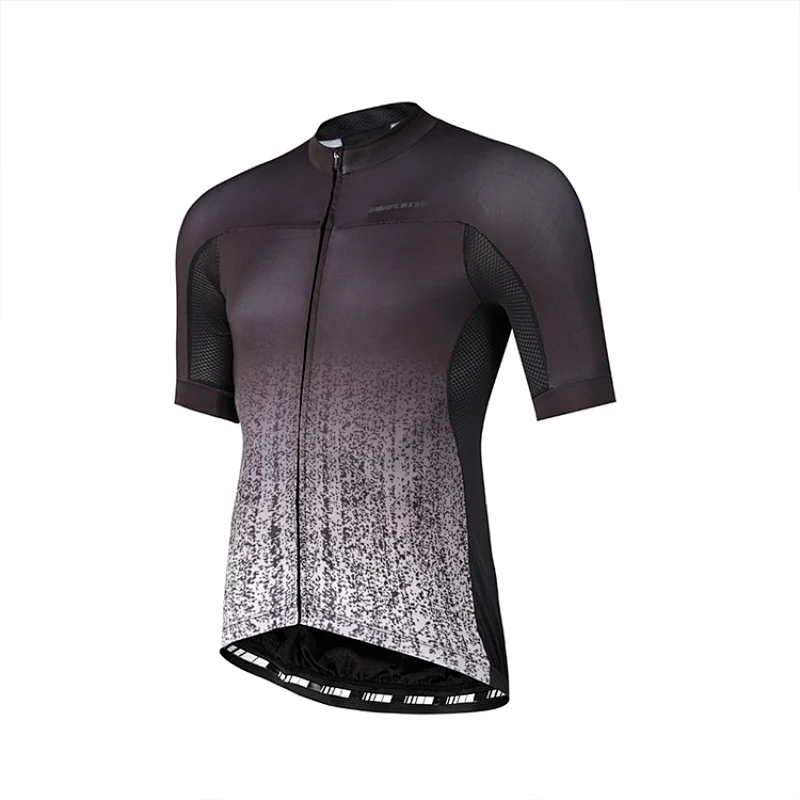 ODM Custom Teamwear Riding Bike Shirts Sportswear Cycling Jersey Print for Men with Pockets Eco-friendly Adults Lightweight