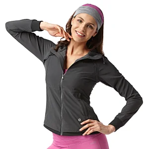 Wholesale protective women sports jacket with hoody light weight jacket