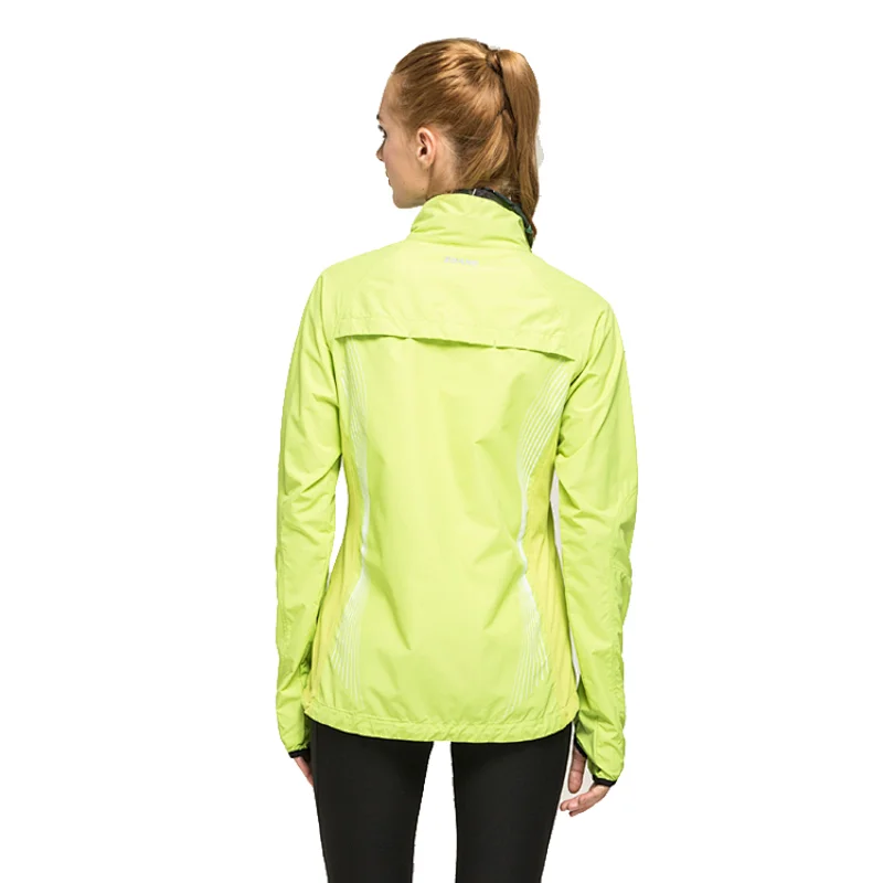 Wholesales women high quality running windbreaker  with logo  gym sport jacket for women