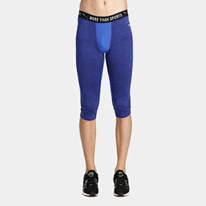Men's power flex tummy control core compression tight gym pants