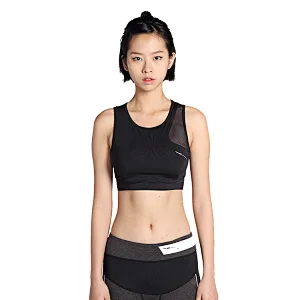 sexy mesh gym ladies high quality black sports bra