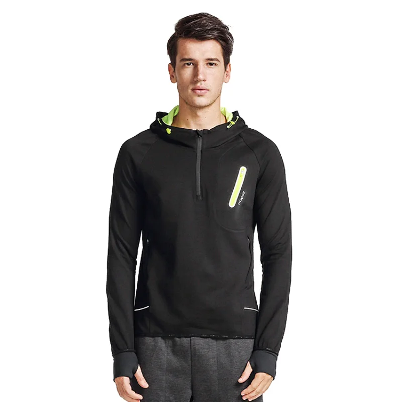 Wholesale fashion casual zipped men  hoodie sweatshirt