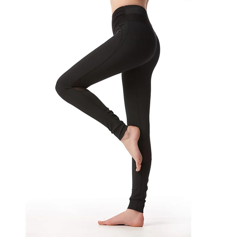 Wholesales spandex mesh compression workout breathable high waist leggings fitness yoga wear womens