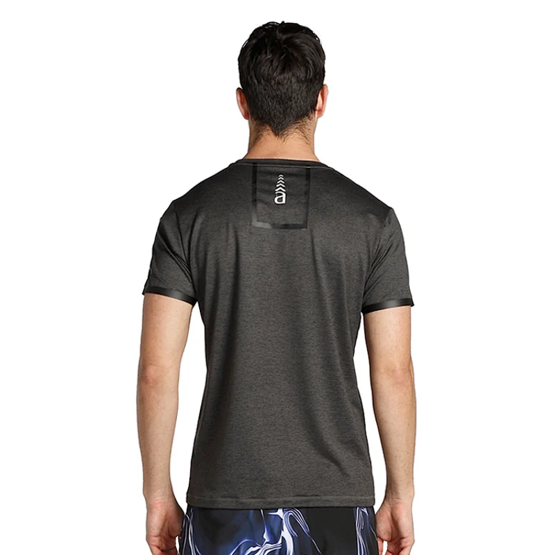 Hot sale printing mens sports smooth polyester t shirt sport t-shirt