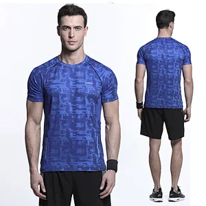 3D sublimation print t-shirt custom logo free design high quality workout shirt short sleeve shirt gym wear fitness t shirt men