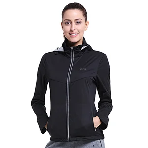 Factory high quality pullover windbreaker soft shell jacket for women