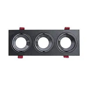 3-head Recessed Light Frame