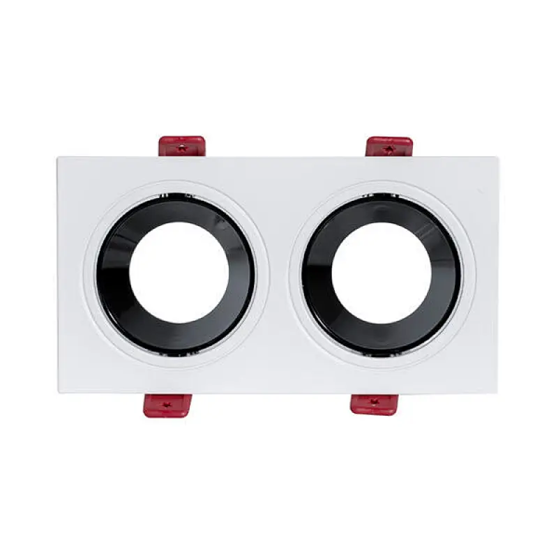 2-head Recessed Light Frame