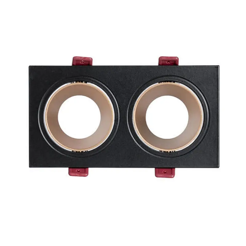 2-head Recessed Light Frame