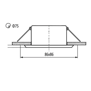 Aluminium Downlight with PC Reflector