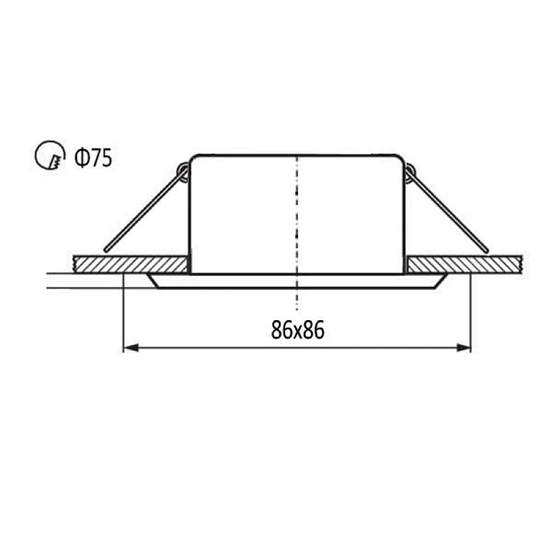Aluminium Downlight with PC Reflector