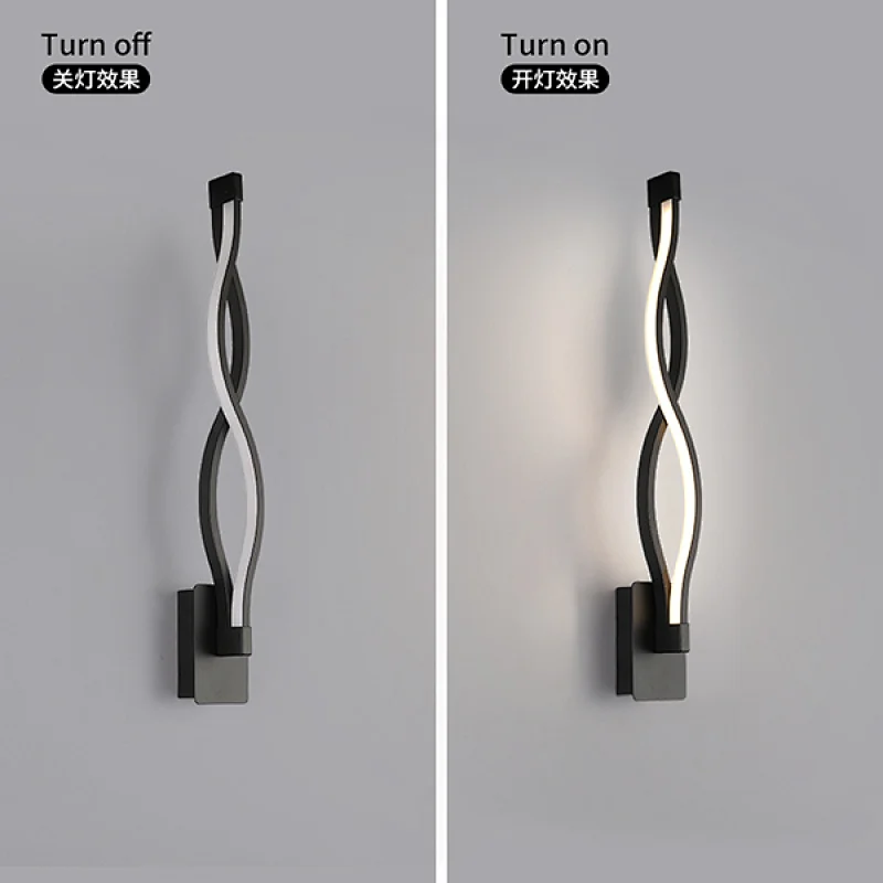 Minimalist Iron LED Wall Lamp