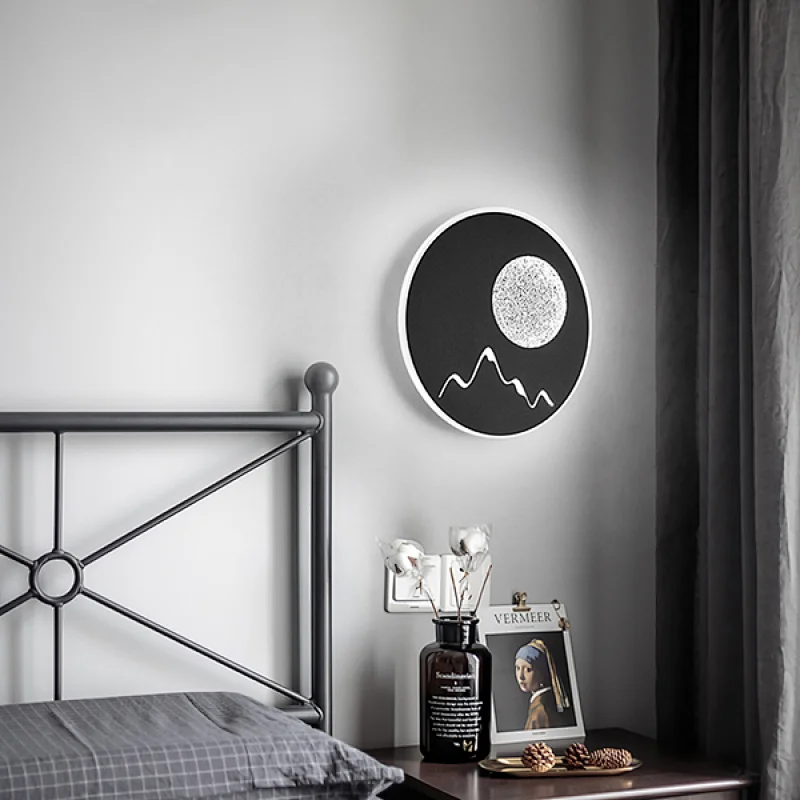 Round LED Wall Sconce Lamp