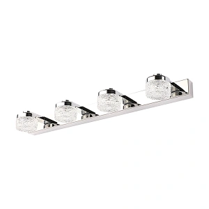 vanity cabinet mirror lamp with glass shade