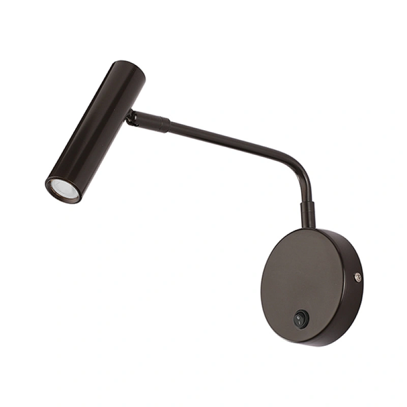 Black LED Reading Wall Lamp