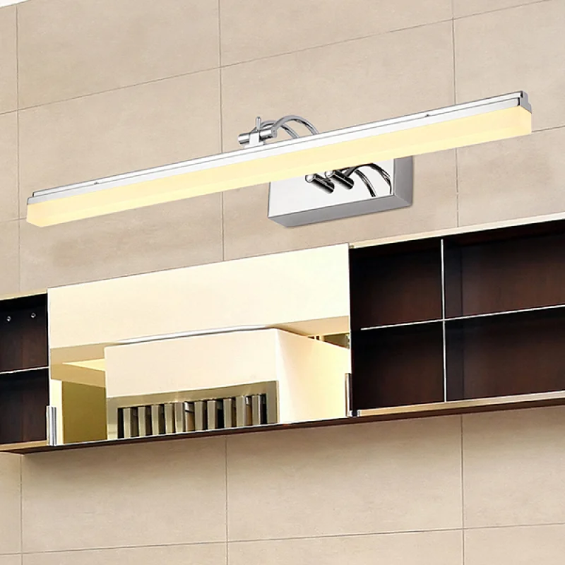 LED Picture Light with long acrylic shade