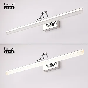Adjustable Chrome LED Picture Light
