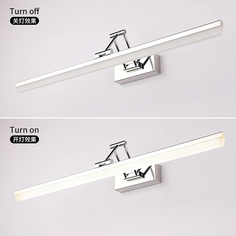 Adjustable Chrome LED Picture Light