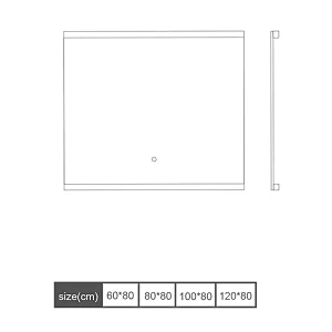 LED Bathroom Mirror M6022