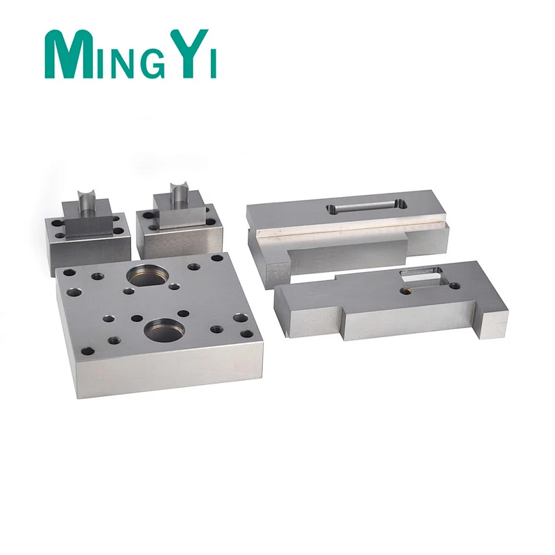 HASCO square interlocks , inclined ejector core unit and square guide