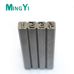 Steel Stamping letter & number Punches Sets made in China, HSS number punch for die casting, letter &number punch for press tool