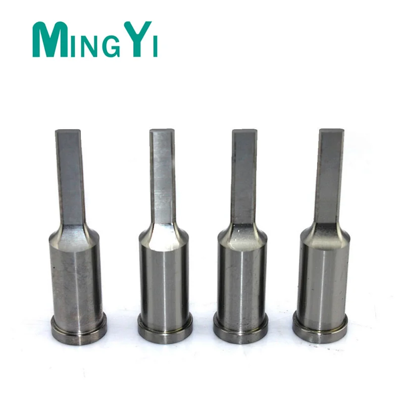 Custom Precision EDM Machinery Parts Metal Carbide Flat Ejector Punch, Matrix and Die