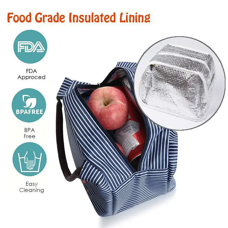 eco water proof isothermal lunch Organizer Tote Cooler Bag Handbag For kids or adult