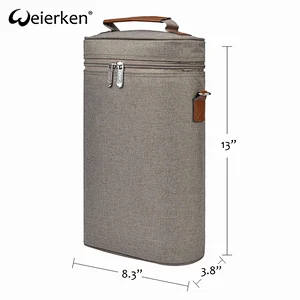 Wholesale Promotional Insulated Wine Tote Bag Wine Cooler Bag