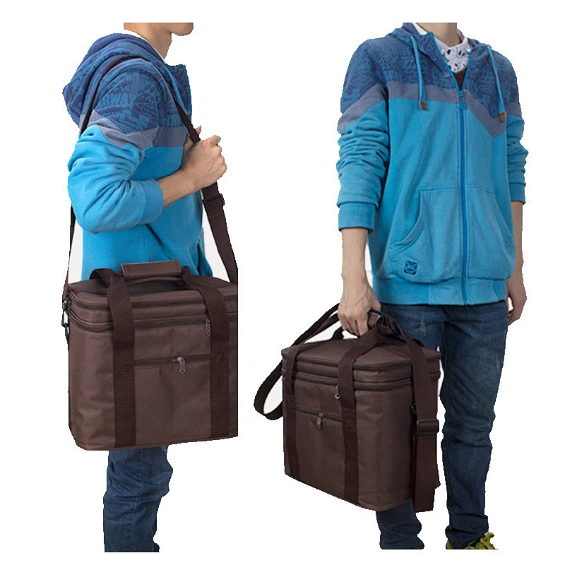 Large Stylish Promotional Ice Insulated Food Men Lunch Cooler Bags