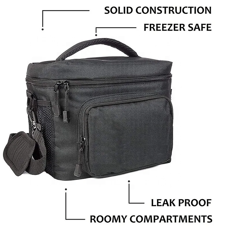 Cheapest Insulated Lunch Bag Roomy Compartments Large Cooler Bag