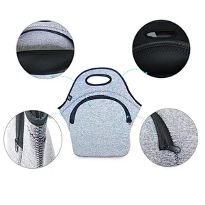 Extra Thick Insulation neoprene tote bag thermal lunch box with bag