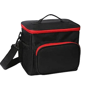 Large Bulk Fruit&Drinks Grocery Freezable Foldable Nylon Insulated Thermal Lunch Cooler Bags