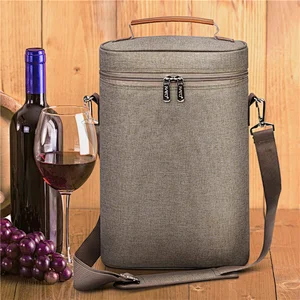 Wholesale Promotional Insulated Wine Tote Bag Wine Cooler Bag