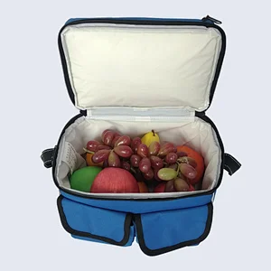 Printing logo fruit thermal food delivery polyester insulated tote cooler bags