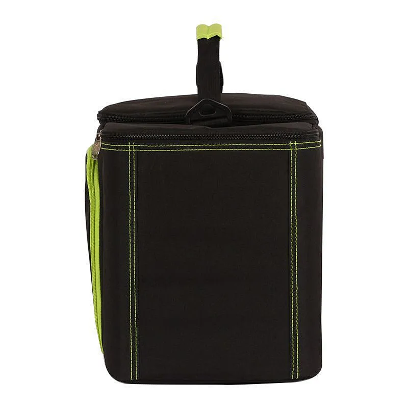 black reusable canvas waterproof cheap  fashion office lunch bags for men
