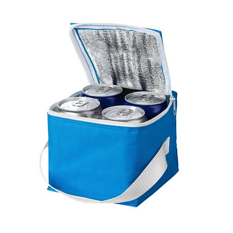 Accept customized logo and packing non woven insulated lunch thermal cooler bag