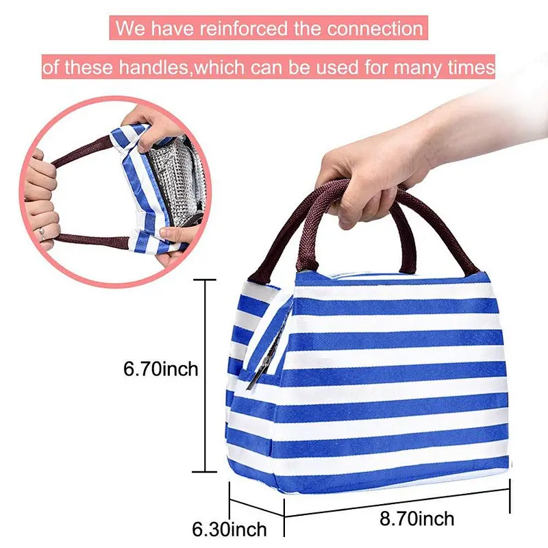 Easy to Clean bento insulated  lunch box cooler bag round for office