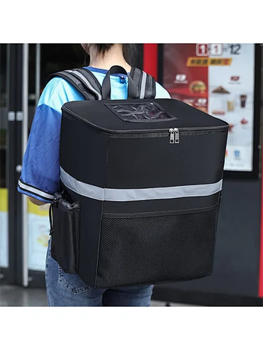 New Takeaway Box Thickened Large Capacity Outdoor Camping Shoulder Delivery Large Custom Cooler Bag Insulated