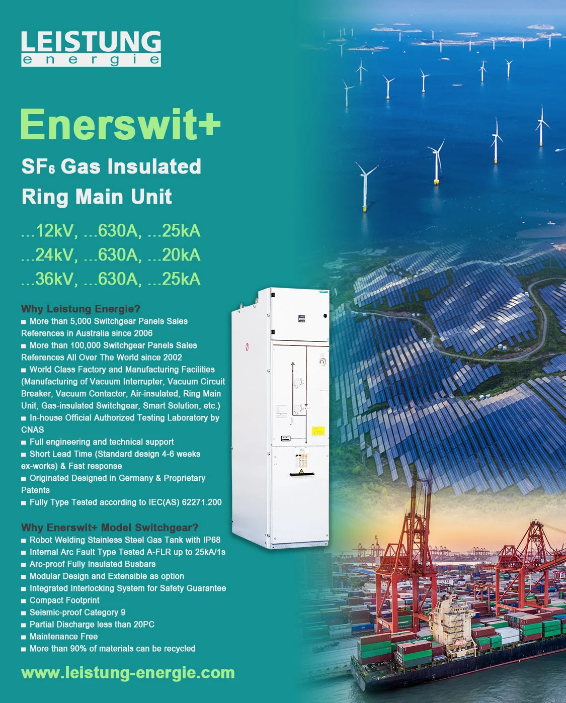 Enerswit+ SF6 Gas-insulated Ring Main Unit