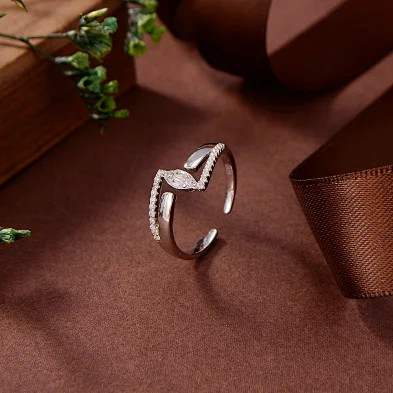 butterfly ring silver