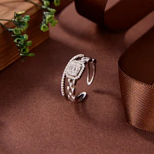 amethyst ring in sterling silver